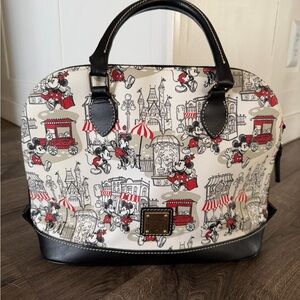 Disney Themed Handbag with Black Accents